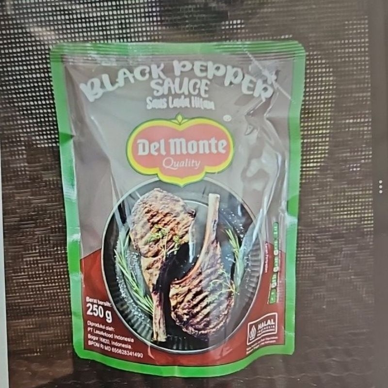 

Delmonte black pepper saos 250g.
