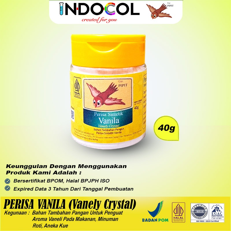 

VANILA (Vanely Crystal ) Cap Pipit @40 Gr