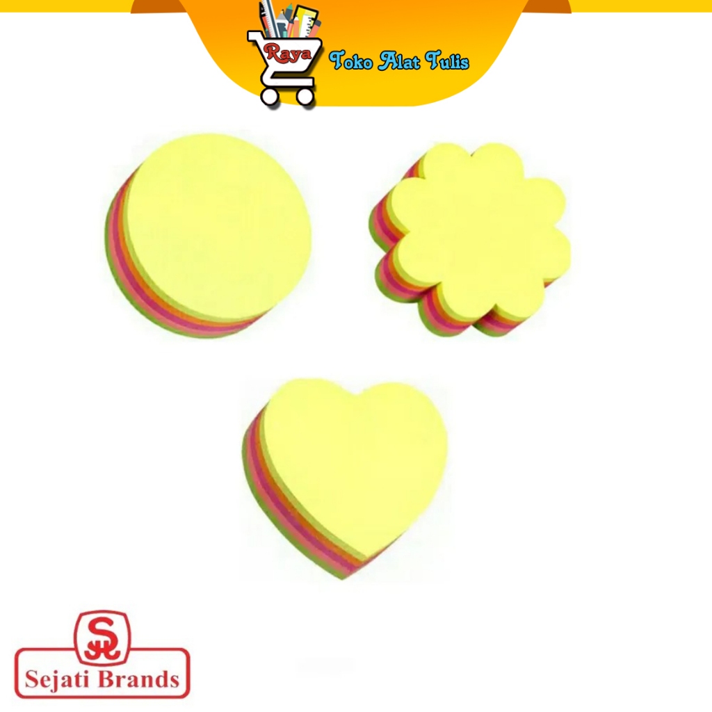 

Stick ' N Sticky Notes Neon Die-Cut Cube Heart 21356