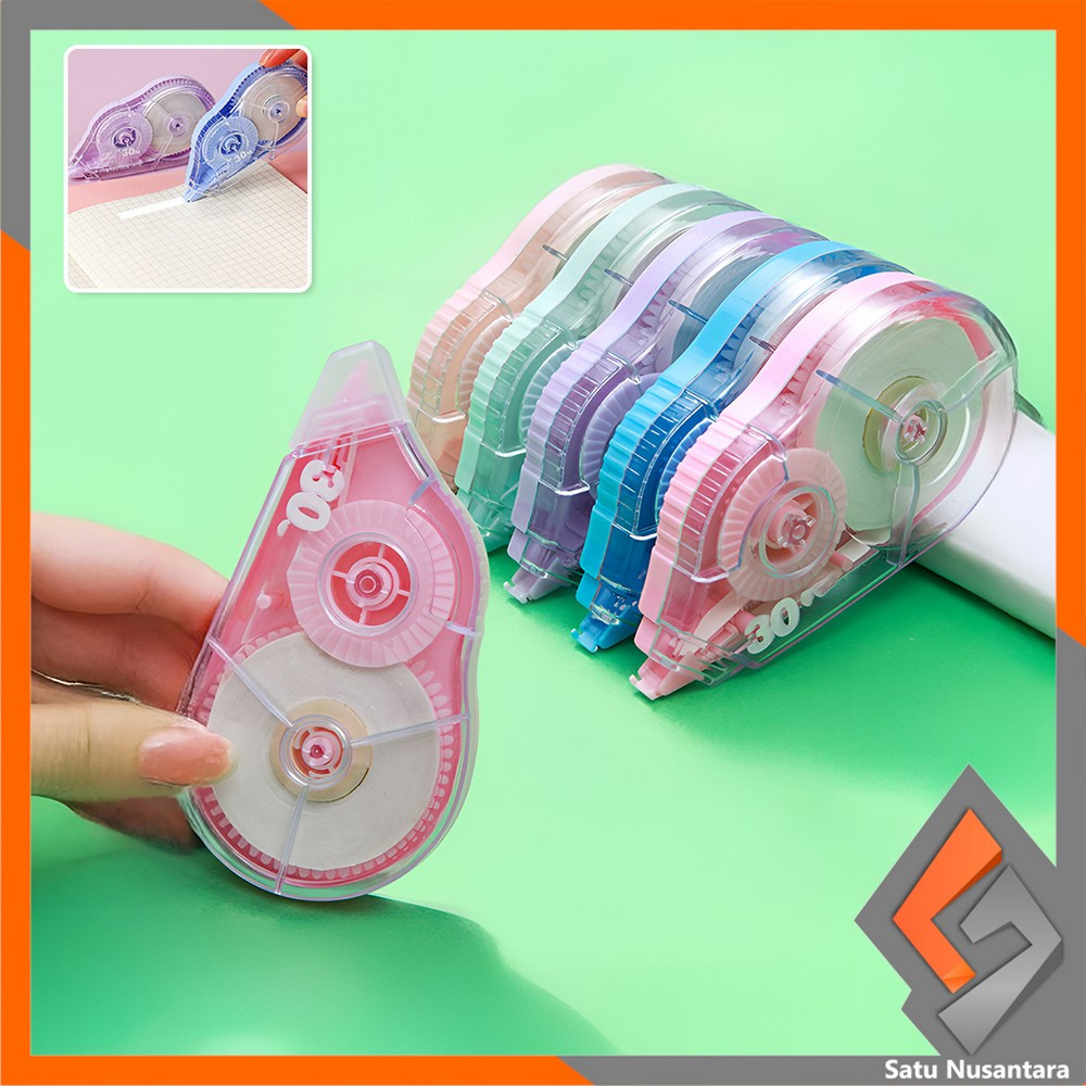 

SN-A113 Correction Tape Polos Tipe X Kertas Roll Serbaguna / Pita Koreksi Peralatan Sekolah Anak / Tip Ex Correction Students Stationary