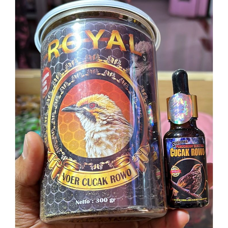 Paket Voer ROYAL CUCAK ROWO + SUPLEMEN PENGGACOR CUCAK ROWO
