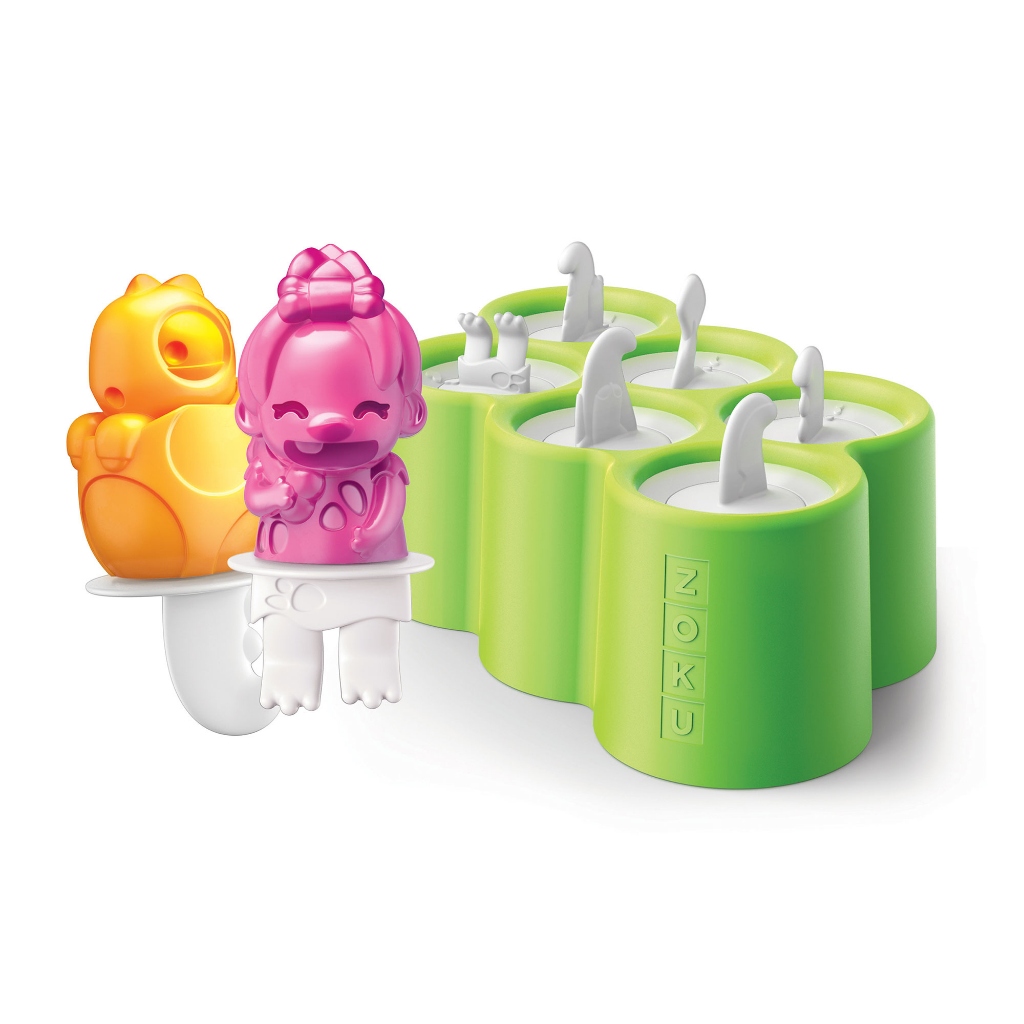 Zoku Dinosaur Pop Mold (6 pop)  - Cetakan Es Krim Karakter - Cetakan Es Krim Bentuk Dinosaurus - Cet