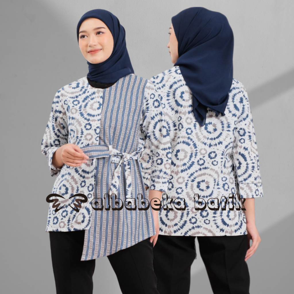 Kemeja Batik Wanita Jumbo Terbaru BIG SIZE 3L 4L