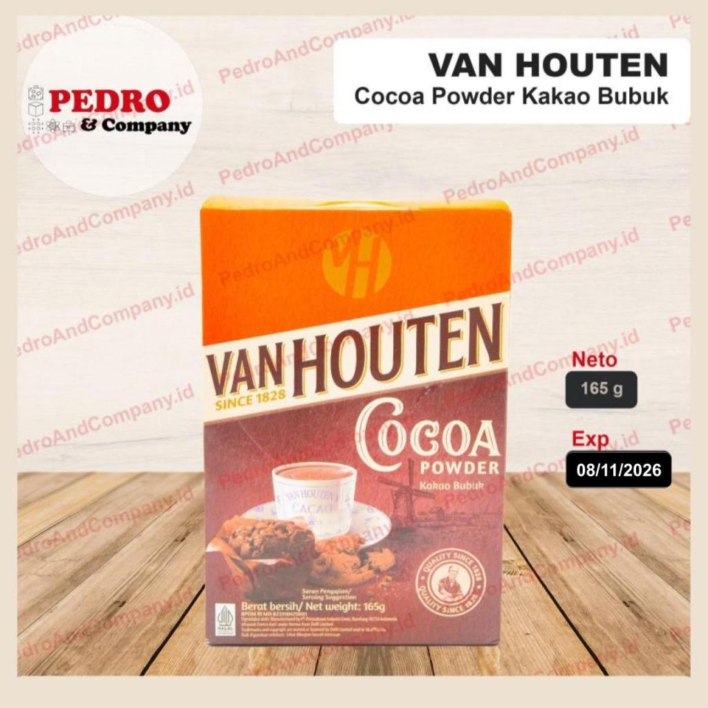 

Van Houten Cocoa powder 165 gram - bubuk kakao coklat untuk baking minum susu cokelat