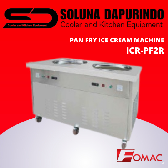 FOMAC Fried Ice Cream ICR-PF2R / ICRPF2R / Mesin Es Krim Goreng