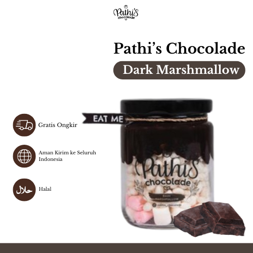 

DARK MARSHMALLOW - Pathis Chocolate Coklat Lumer Viral Choco Jar Premium Dubai Pistachio