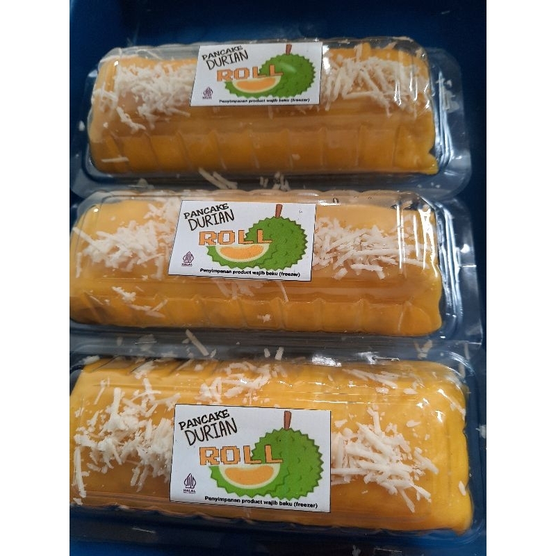 

pancake durian roll