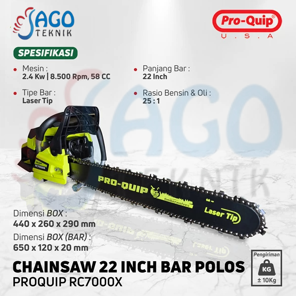 Chainsaw Pro-Quip RC7000 Bar 22’