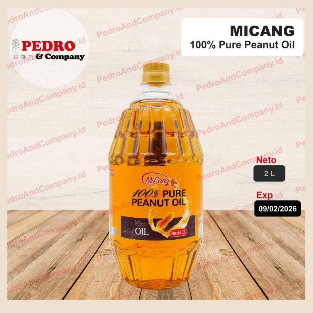 

MiCang Pure Peanut Oil 2 liter minyak goreng kacang