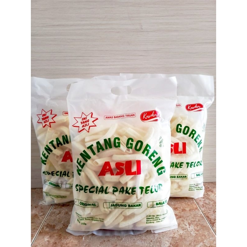 

KENTANG GORENG SPT SPECIAL PAKE TELOR 250 GRAM