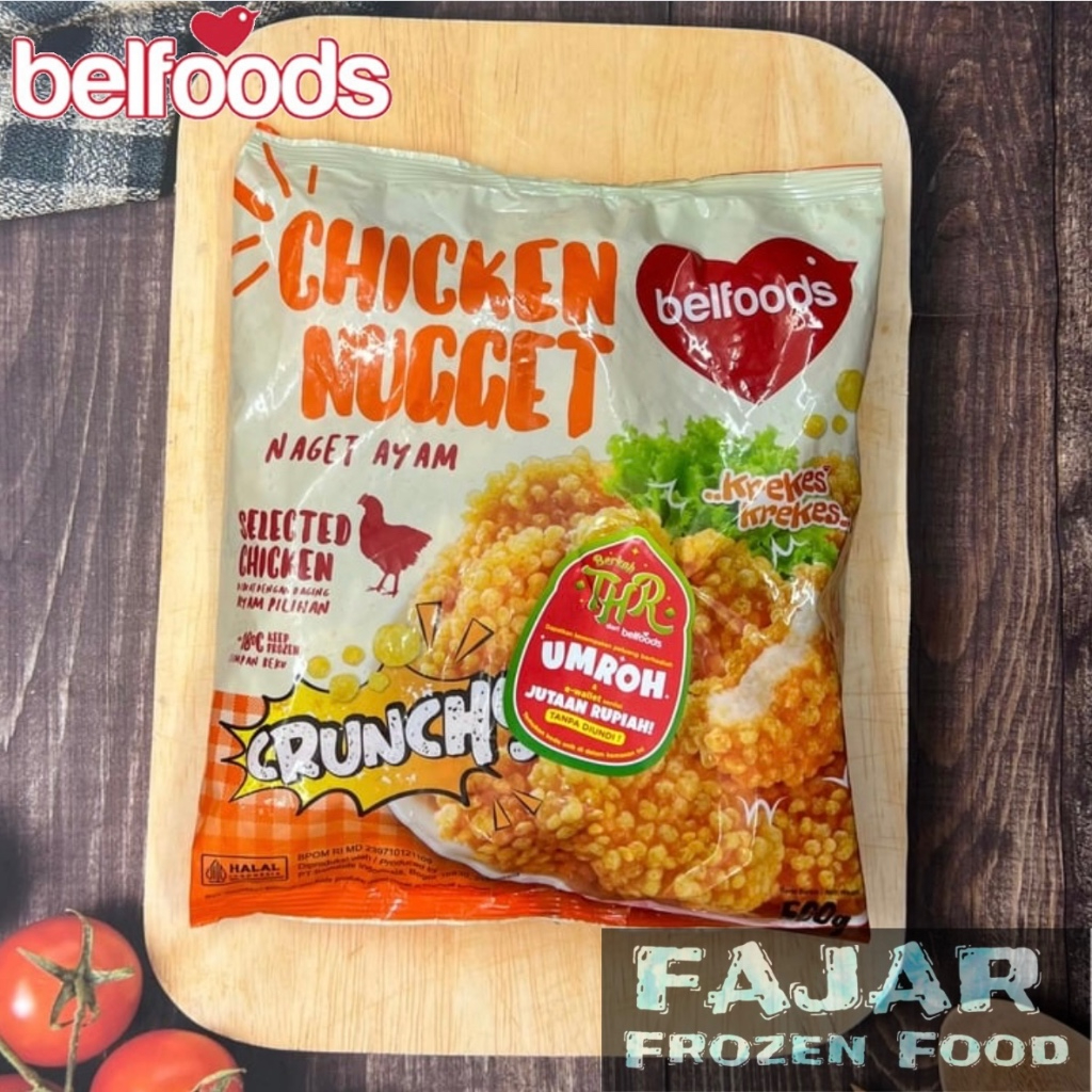 

BELFOODS CHICKEN NUGGET CRUNCH 500GR