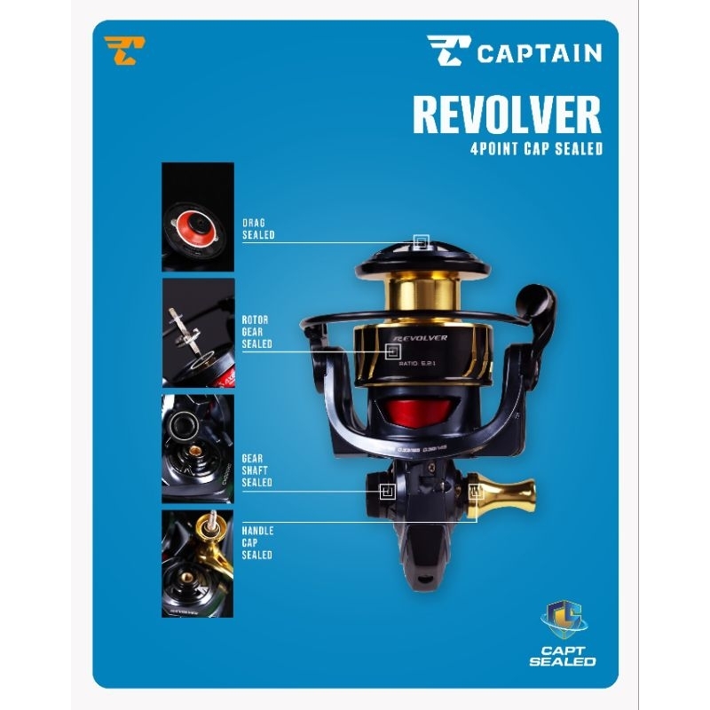 Reel Pancing Captain Re Volver 2000/3000