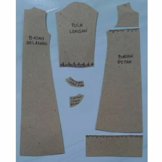 Hisperingin_ Pola Instan Gamis Kerut Dada