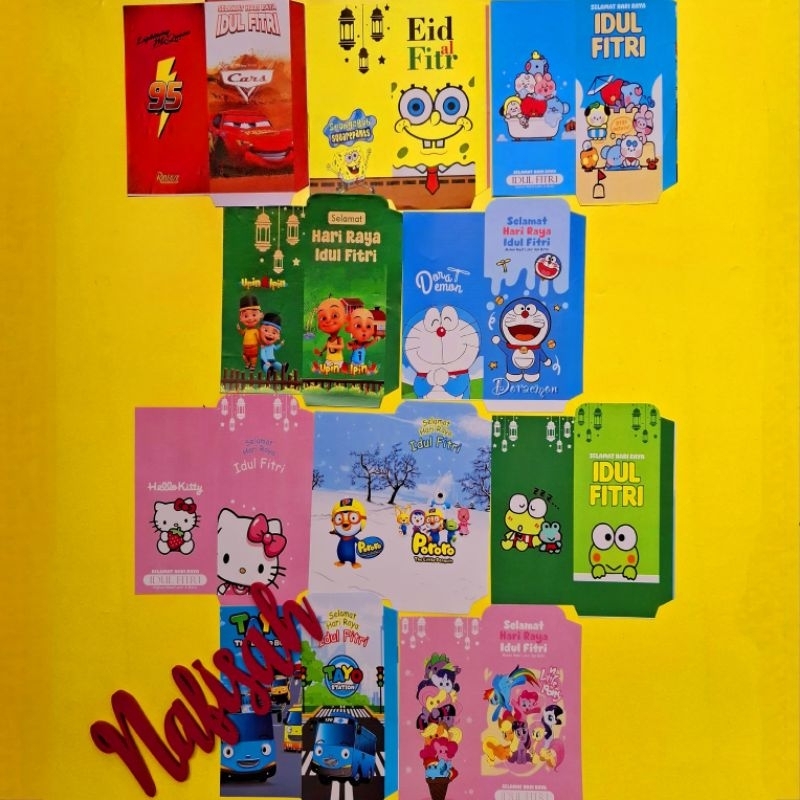 

1000 LEMBAR AMPLOP LEBARAN JUMBO KARAKTER