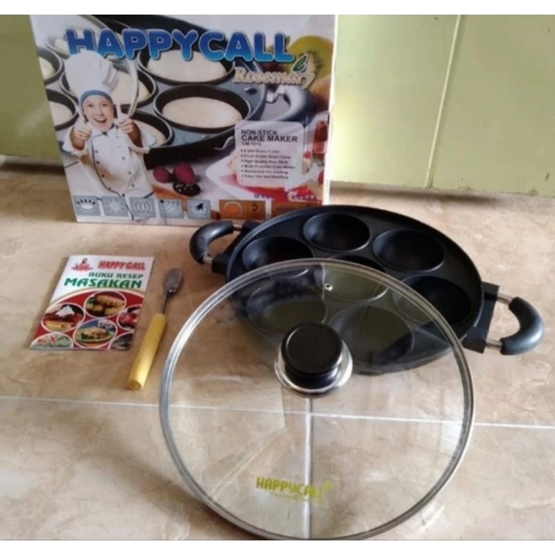 Cetakan Kue 7 Lubang Cekung Happy Call