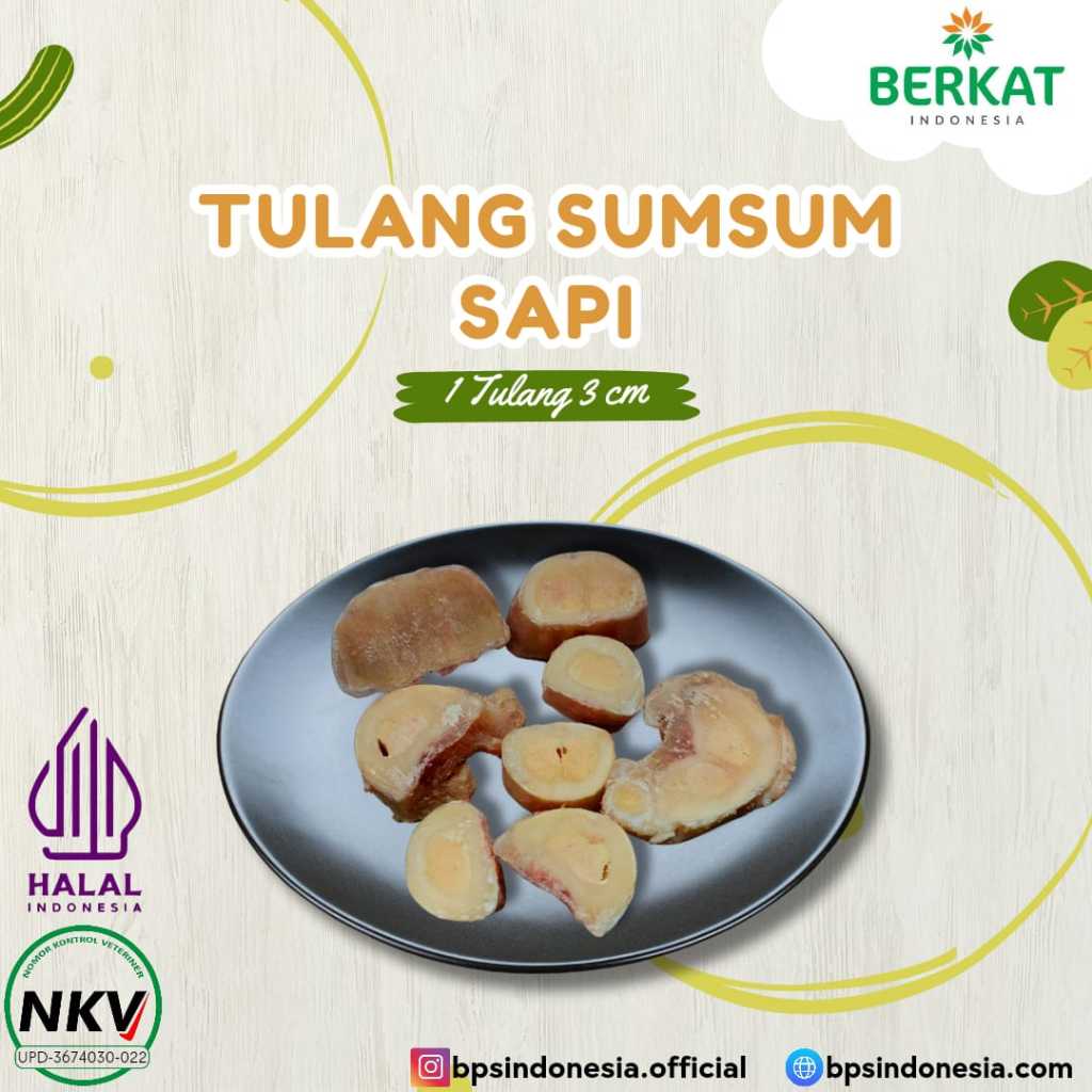 

Tulang Sapi Sumsum | Tulang Kaldu 500gr