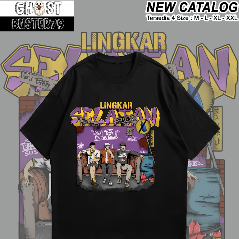 Tshirt LINGKAR SELATAN Reguler Kaos Pria & Wanita Casual Kaos Distro Reguler Cowok Cewek Baju Distro