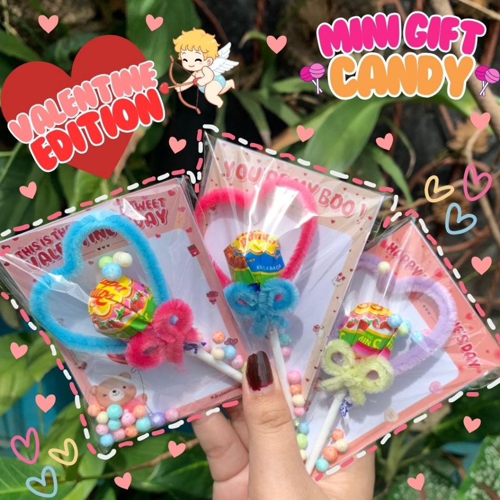 

[ KADO MOENGIL ] MINI GIFT CANDY LOLLIPOP CHUPACHUPS DAN SNACK BENG BENG YUPI VALENTINE EDITION | HADIAH VALENTINE UNTUK SAHABAT PERMEN UNIK