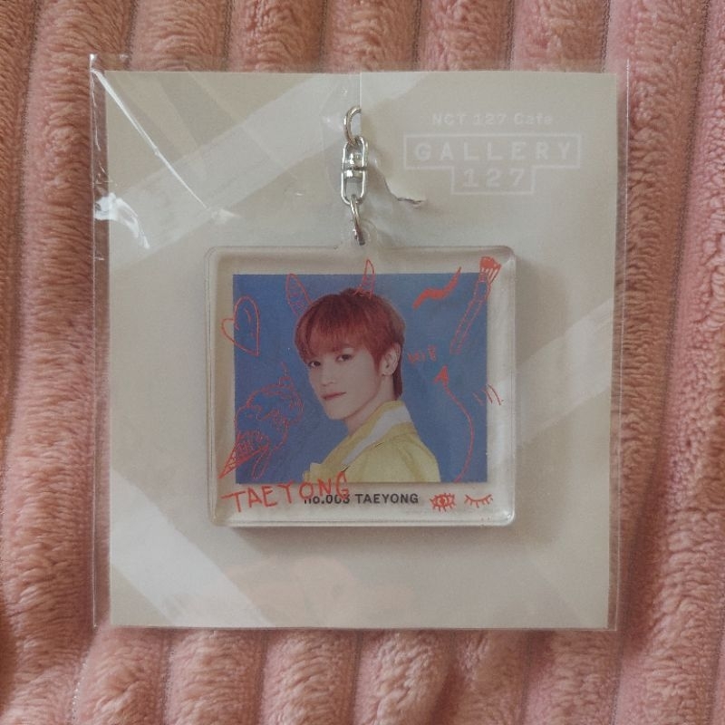 Taeyong NCT 127 Japan Cafe Gallery 127 Keychain Keyring