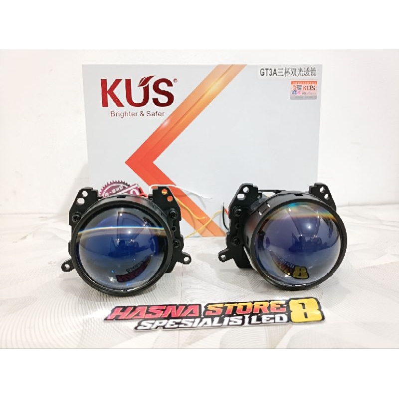 BILED 2,5 INCH | BILED KUS 2,5 INCH GT3A 70W SUPER TERANG LENSA BLUE LENS