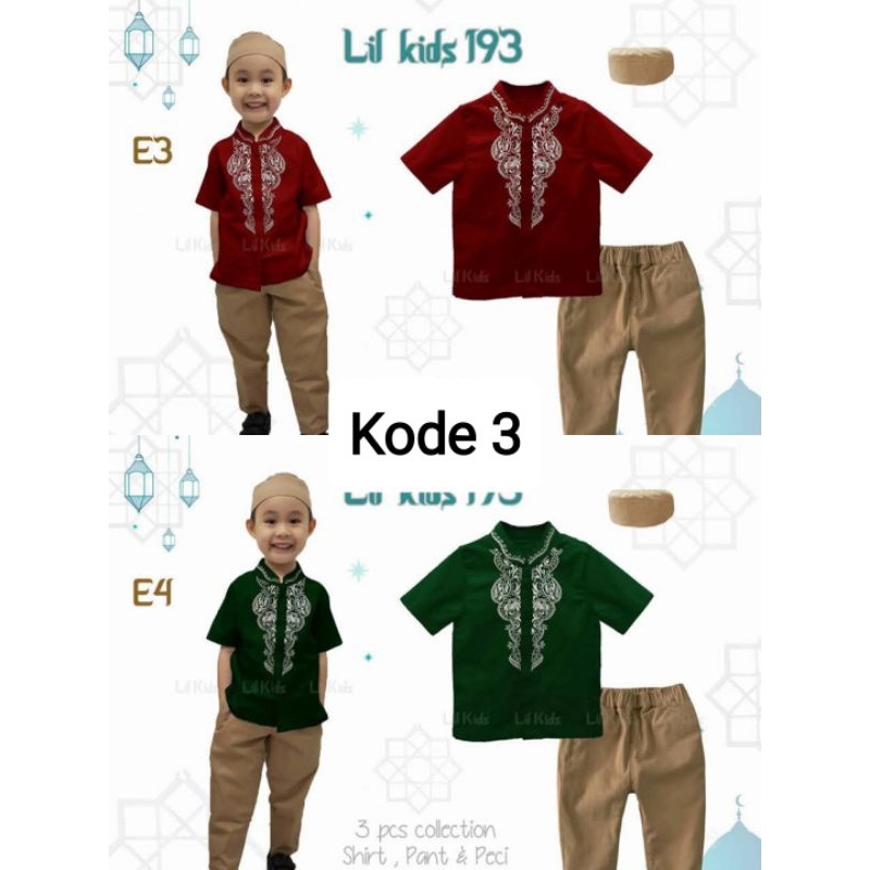 BIG SALE  Setelan Koko Anak Cowo Celana Chinos