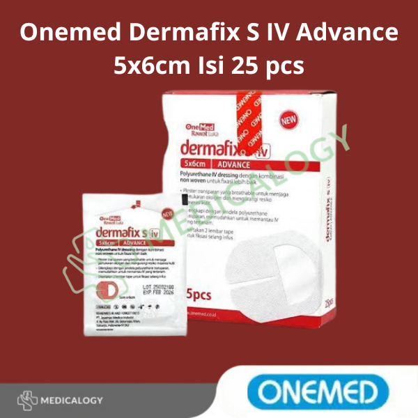 Onemed Dermafix S IV Advance 5x6cm Isi 25 pcs
