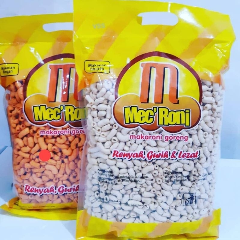 

macroni pedas & ori berat 350gr 1pcs