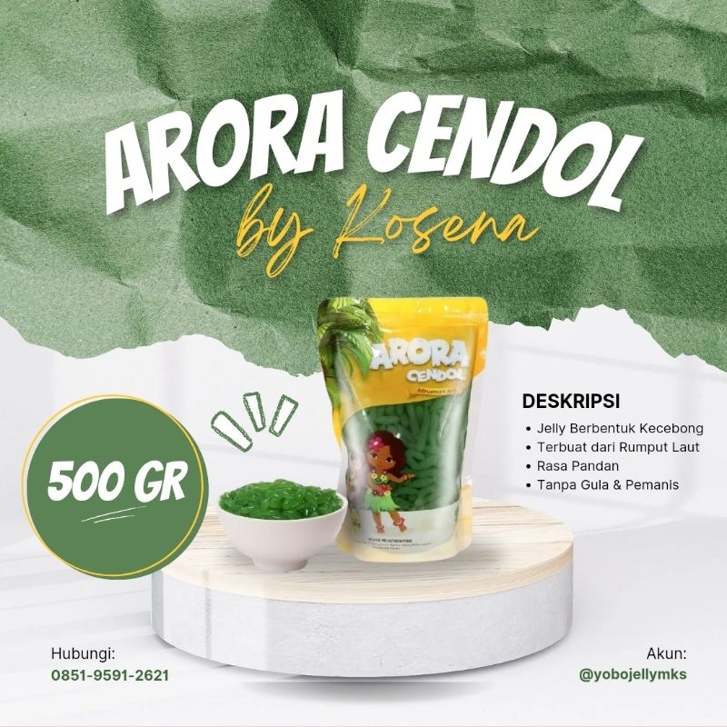 ARORA JELLY CENDOL KECEBONG