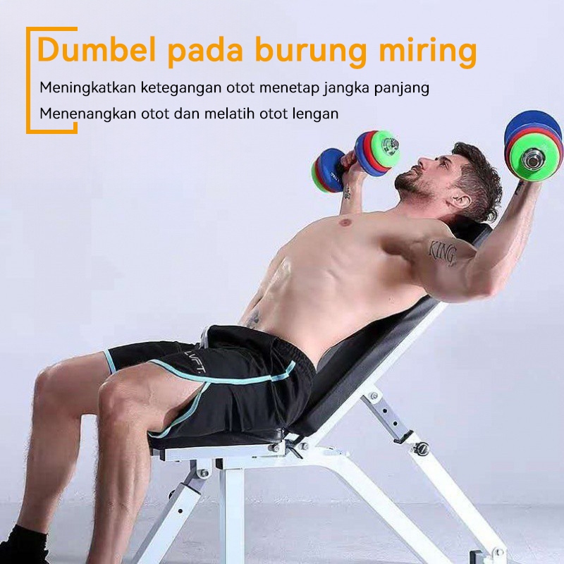 Ay00 Adjustable bench press sit up kursi fitness Bench Press
