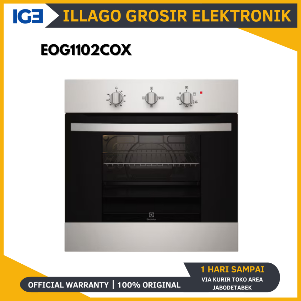 ELECTROLUX EOG1102COX Oven Gas Tanam Garansi Resmi