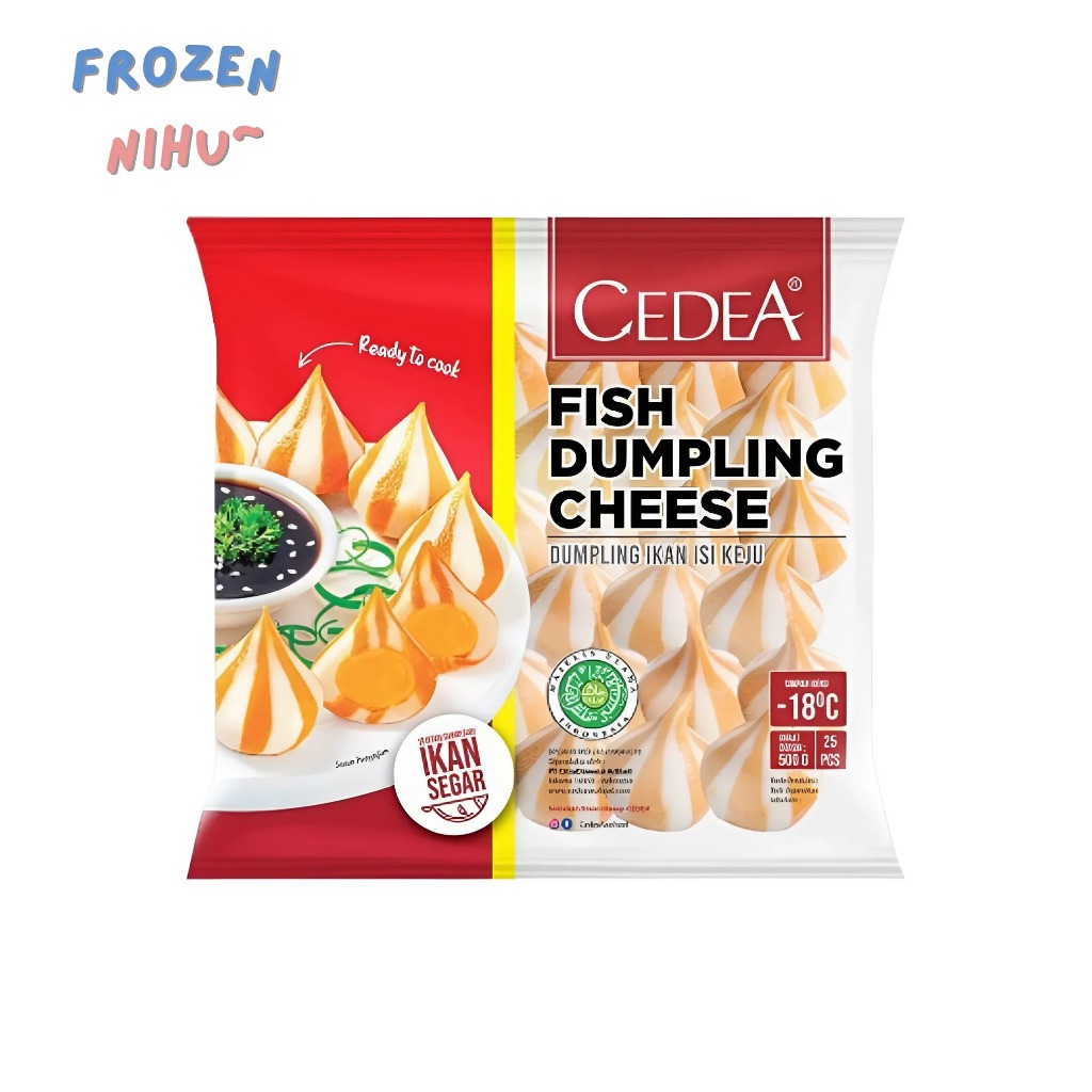 

Cedea Dumpling Cheese 500 gr - Frozen Nihu