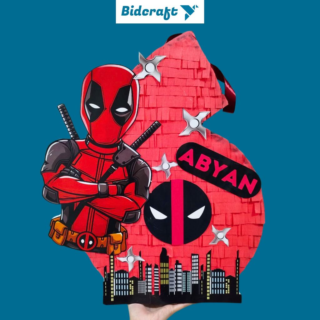 Pinata Ulang Tahun Angka Custom Pinata Pukul / PInata Tarik Bidcraft