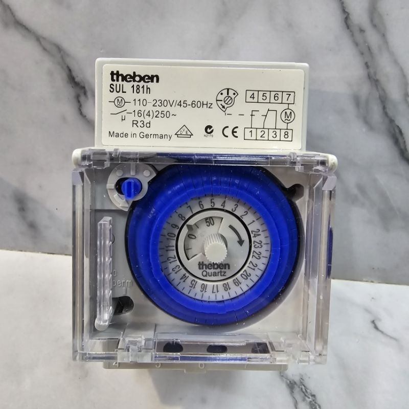 TIMER ANALOG SUL181H THEBEN 230V 24Hours 16A