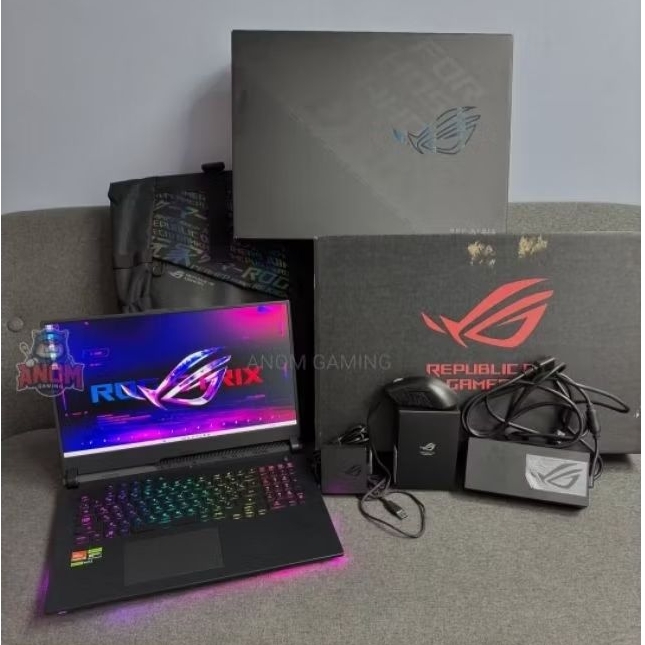 ASUS ROG SCAR 17 Ryzen 9-7945HX RTX 4080 Ram 32Gb SSD 2Tb Fullset