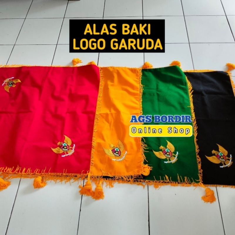 

ALAS BAKI bludru PREMIUM alas baki upacara alas baki garuda bludru MERAH KUNING alas baki serbaguna