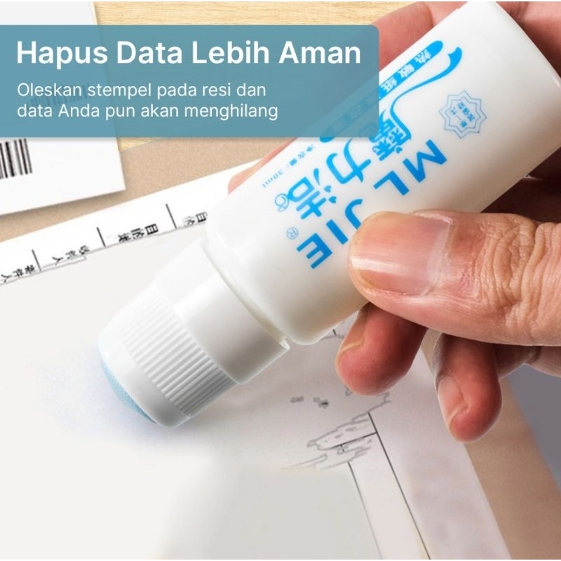 

Cutter Mini Penghapus isi Resi 2in1 Cutter Pembuka Paket - ML-2 - Blue Alat