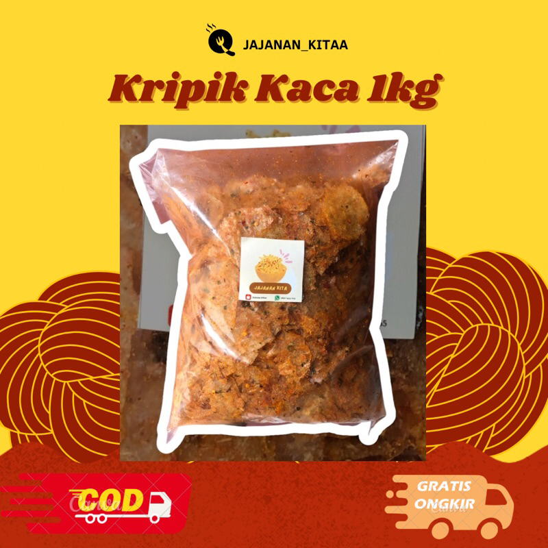 

Kripik Kaca Pedas 1 Kg [READY]