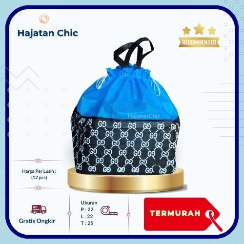 

(12 Pcs) Tas Hajatan Serut Guci Chic