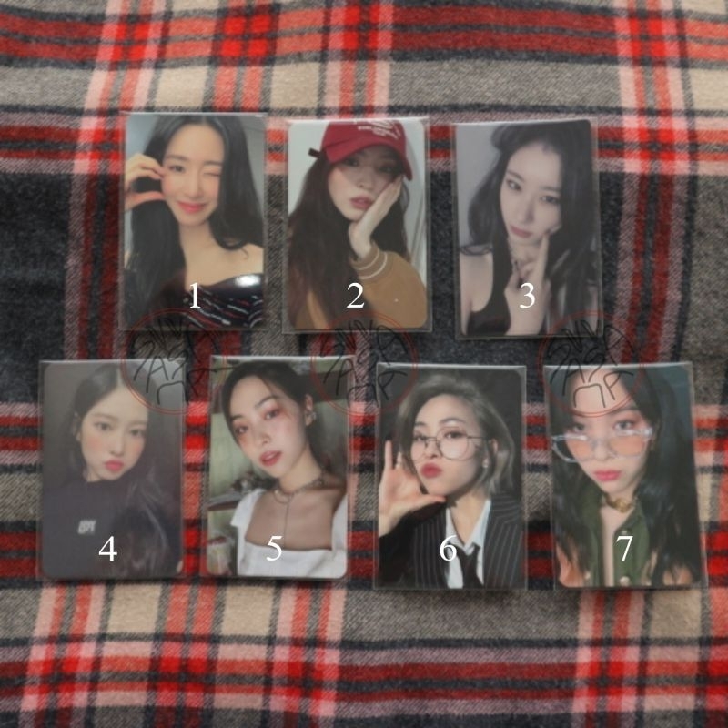 pc photocard itzy snsd tiffany han sohee so hee chaeryeong ryujin minju pc
