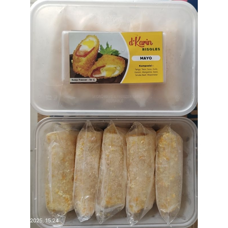 

Risoles Mayonaise Frozen Isi 5 Pcs 500 Gram - D KARIN