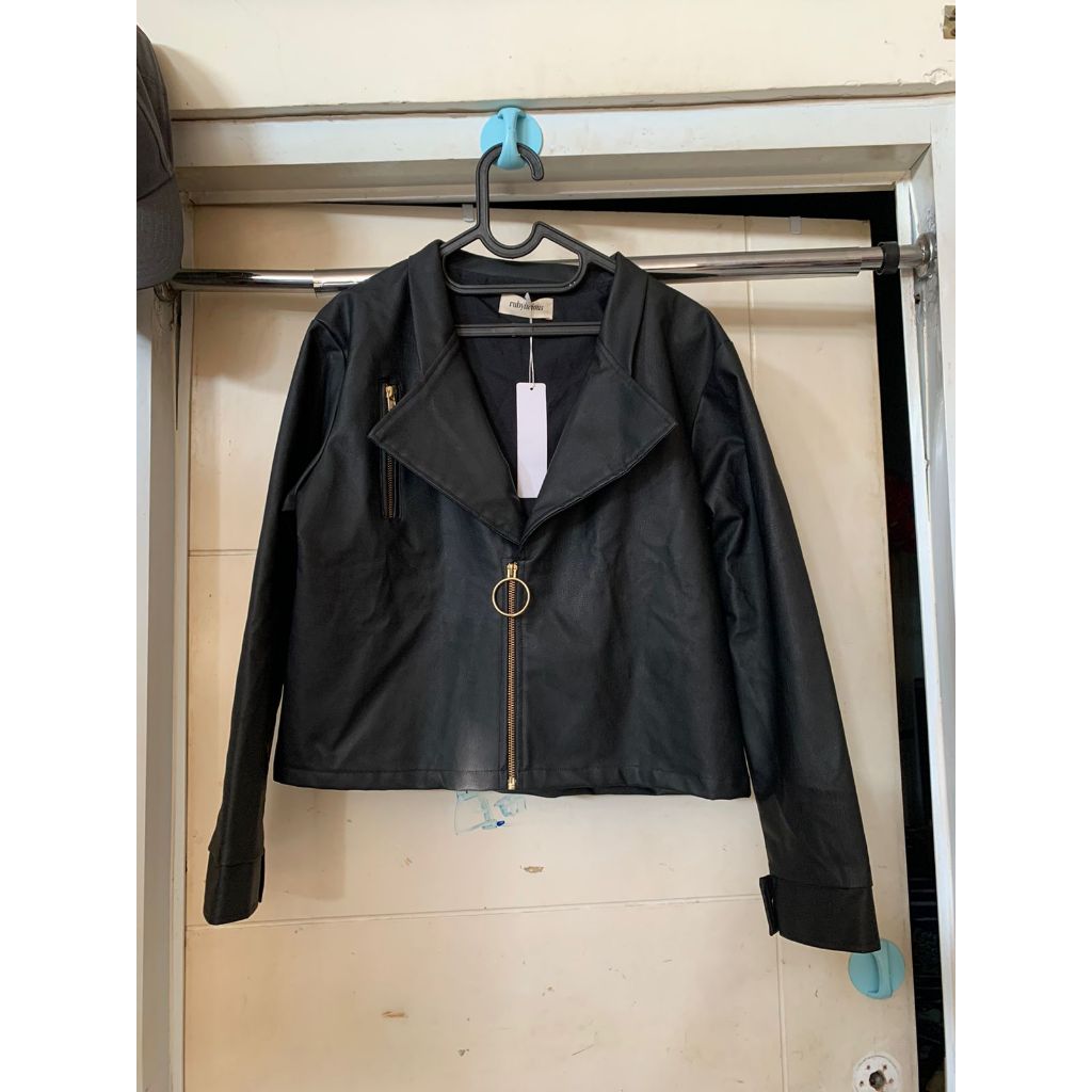 Rubylicious blazer kulit new