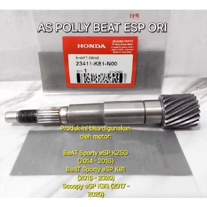 As Polly As Pully Beat Esp Beat Pop Beat New Scoopy Esp Original 23411K81N00