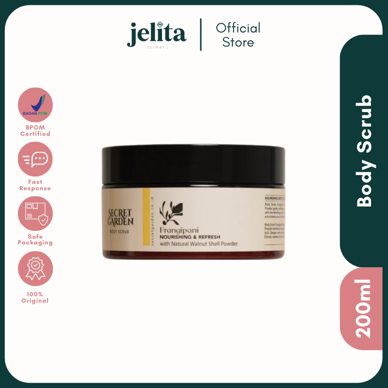 Jelita Cosmetics - Secret Garden Body Scrub 200ml