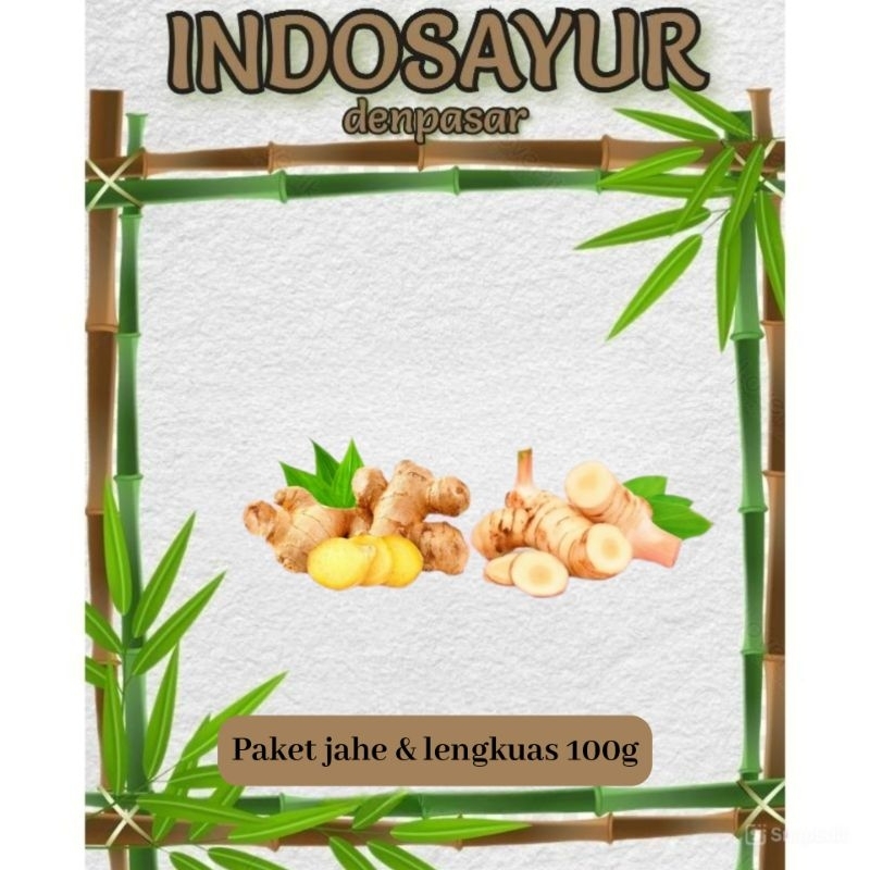 

Paket jahe & lengkuas 100g _ INDOSAYUR