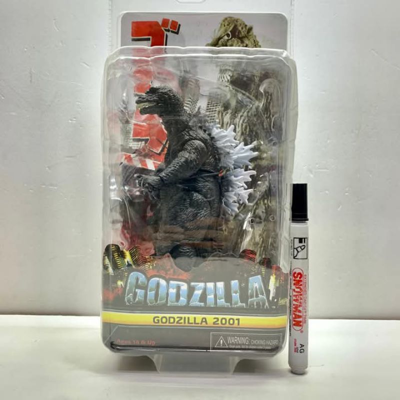 mainan action figure shin godzilaneca godzilla 2001by neca
tinggi sekitar 7 inch
artikulasi detail

