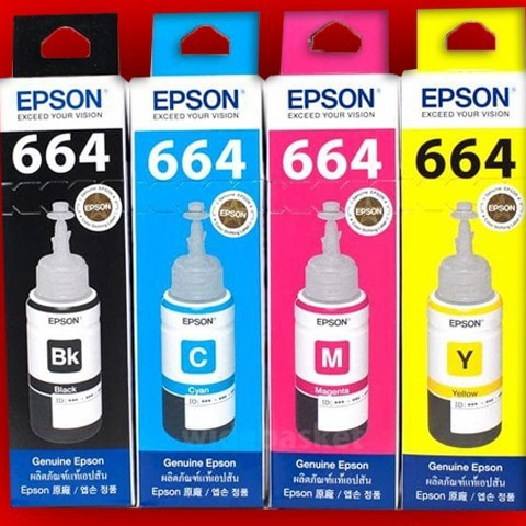 TINTA PRINTER EPSON L100/L200/L300/L350 70ML #664