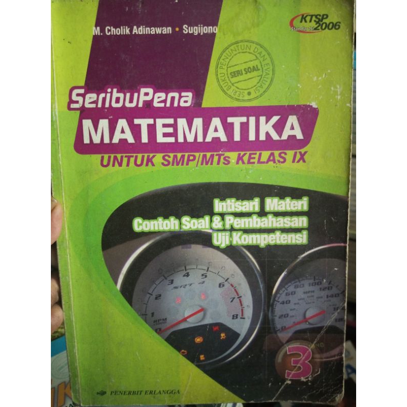 Seribu pena matematika kls 3 SMP / ORIGINAL