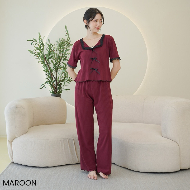 [ CLARYS ] Aveline One Set Knit | One Set Korean | Setelan Pakaian Wanita Korea