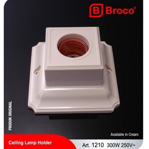 BROCO FITTING 1210 / FITTING BROCO 1210 (KOTAK) SNI Lampu Plafon
