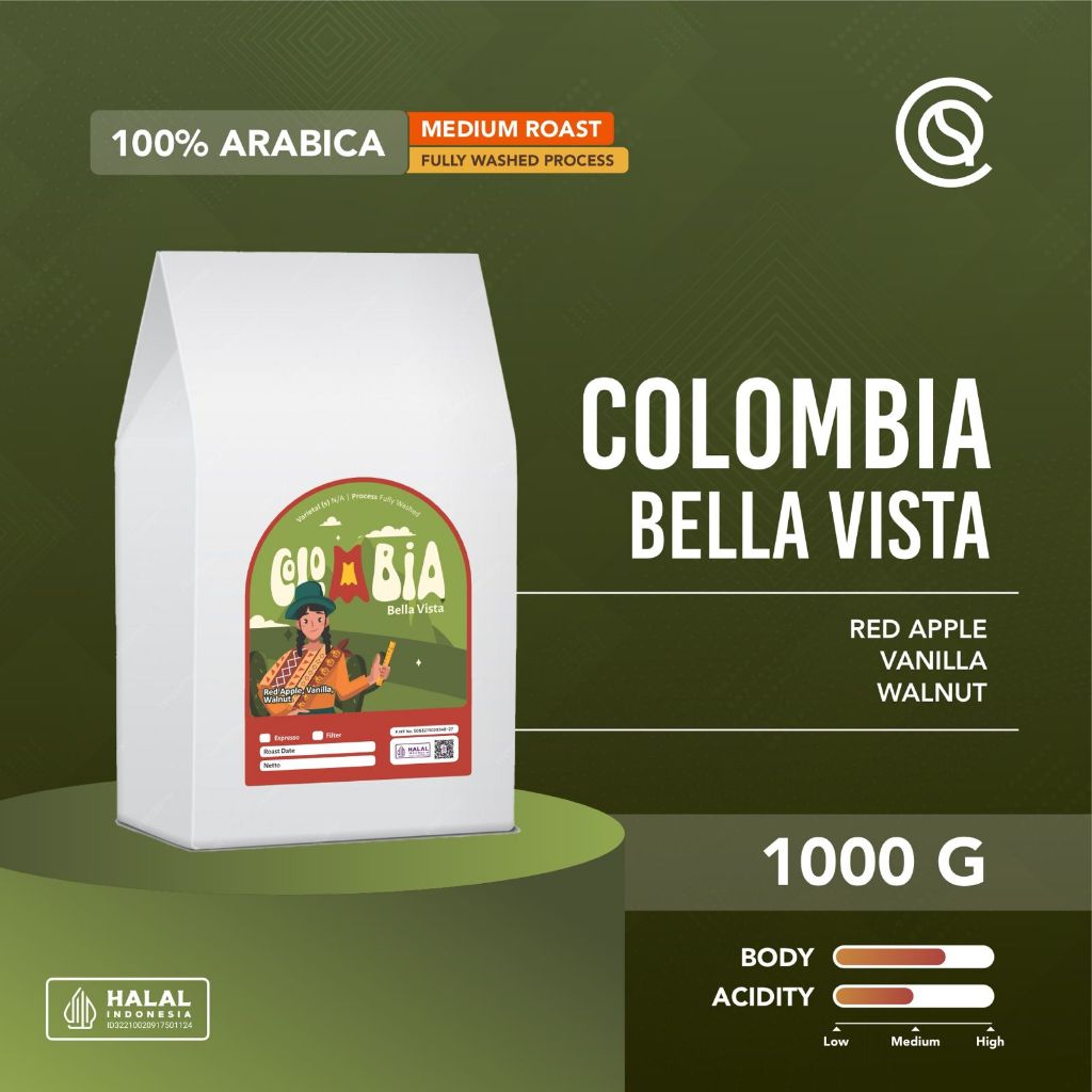 

NOAH'S BARN COLOMBIA Bella Vista #1 1Kg